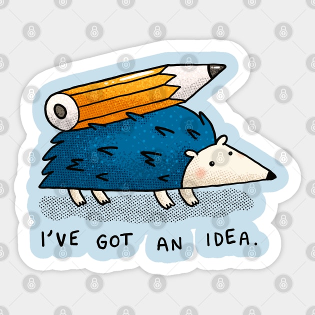 Idea Hedge Sticker by Tania Tania